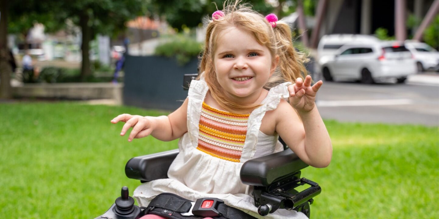 Young patient at Queensland Children's Hospital