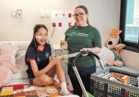 Family Concierge staff member offering patient care and support