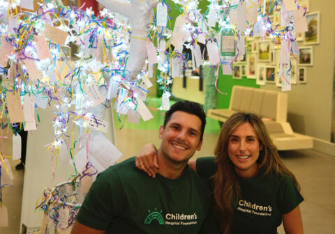 Johnny and Kerry Balbuziente at Queensland Children's Hospital